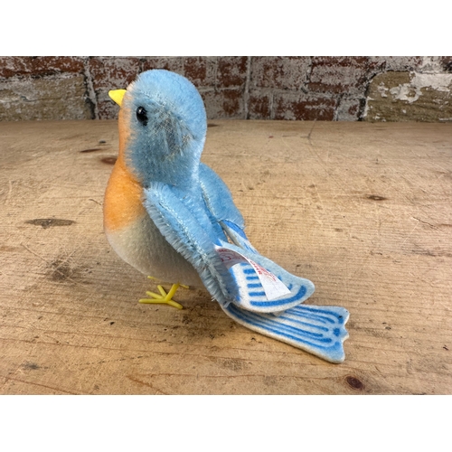 66 - Vintage Steiff Bird - Martha Stewart Limited Edition Bluebird  1340/1500