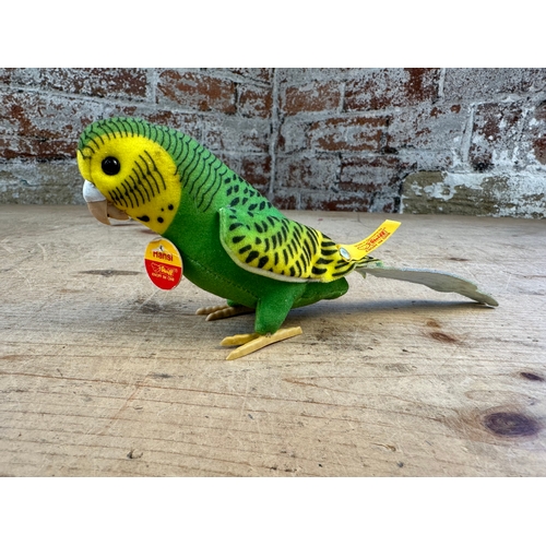 67 - Vintage Steiff Bird - Hansi Parakeet