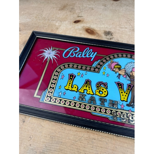 119 - Bally Las Vegas Glass Sign