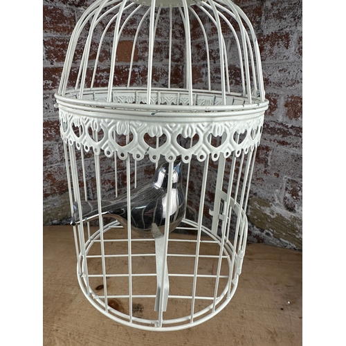 120 - Small Metal Bird Cage