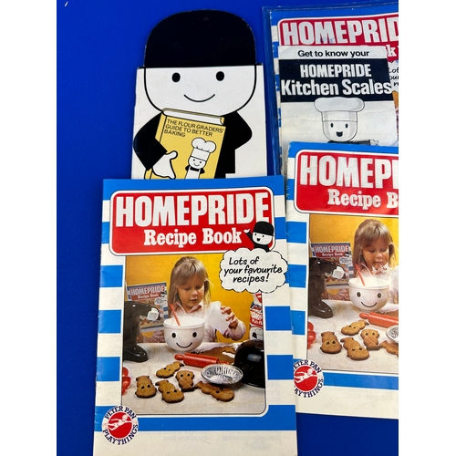 124 - Vintage Homepride - Fred Recipe Books & Instruction Manuals