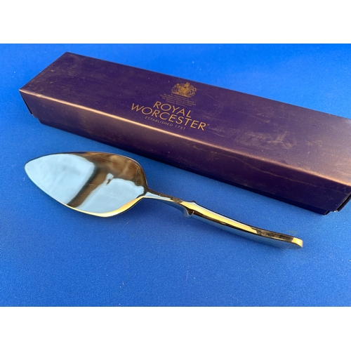 132 - Royal Worcester Cake Slice as New