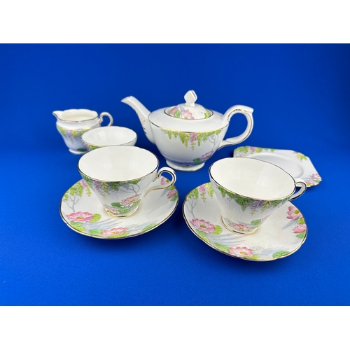 269 - Fine Bone China Tea For Two Items