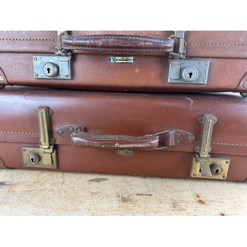 157 - Two Vintage Suitcases