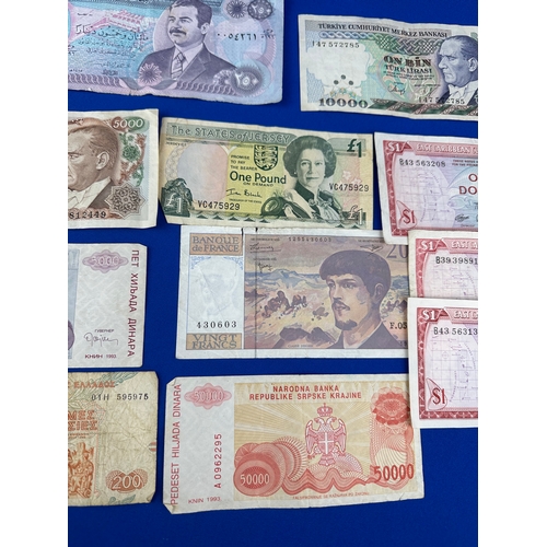 41 - Group of Vintage Worldwide Bank Notes