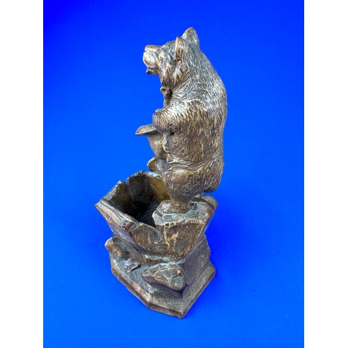 172 - Nicely Carved Black Forest Bear Figure