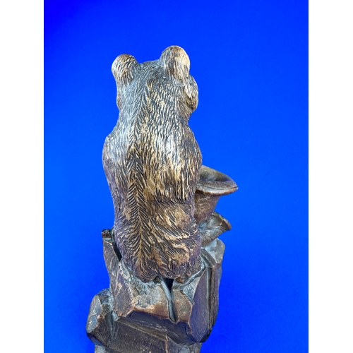 172 - Nicely Carved Black Forest Bear Figure