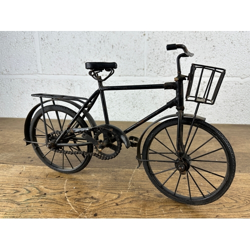 188 - Large Model bicycle with Rubber Tyres and Working Chain- 43cm long