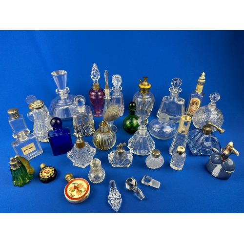 195 - Large Quantity of Scent & Vintage Perfume Bottles