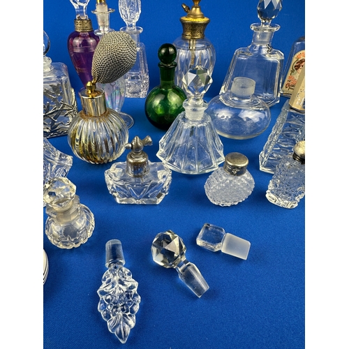 195 - Large Quantity of Scent & Vintage Perfume Bottles