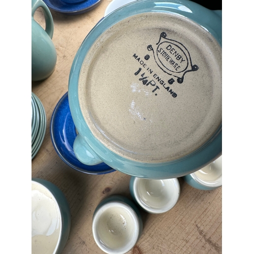 242 - Quantity of Denby Stoneware Cups & Saucers etc.