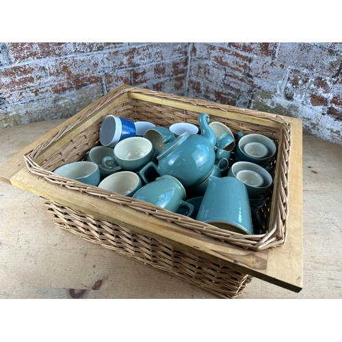 242 - Quantity of Denby Stoneware Cups & Saucers etc.