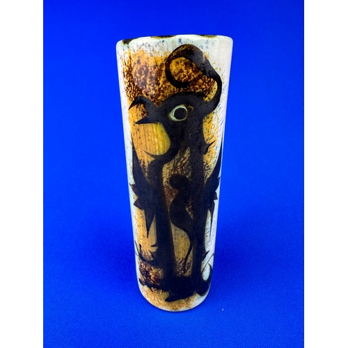 245 - Celtic Phoenix design Bud Vase