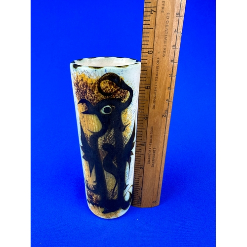 245 - Celtic Phoenix design Bud Vase