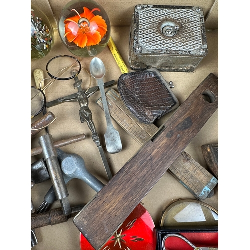 106 - Box of Small Collectables including Tools