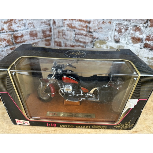 115 - Moto Guzzi California 1100i, Maisto Special Edition 1:10 Motorcycle Diecast Model