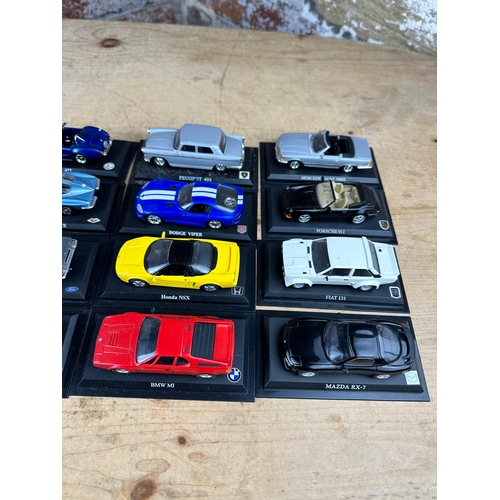 120 - 20 Mixed Del Prado Diecast Display Cars