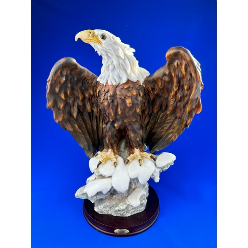 294 - Large Resin Golden Eagle Figure