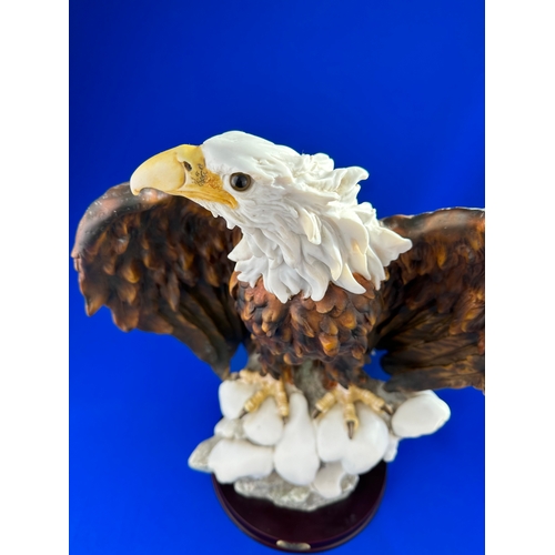 294 - Large Resin Golden Eagle Figure