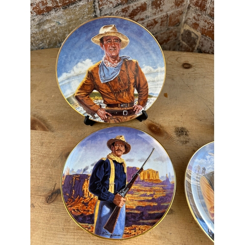 290 - 4 Limited Edition John Wayne Collectors Plates