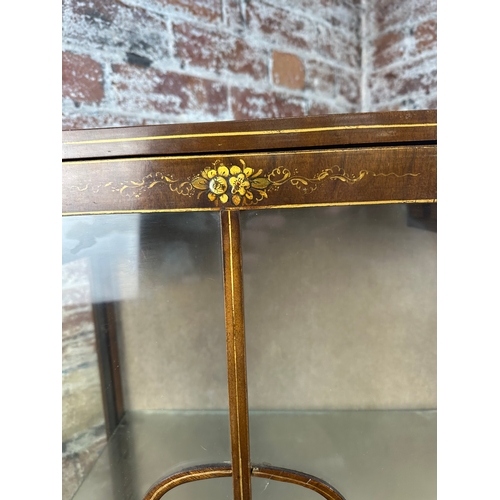 472 - Deco Style China Cabinet with Oriental Detail