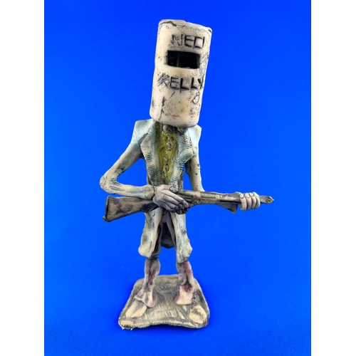 307 - Unusual Hand Crafted Ned Kelly Figure