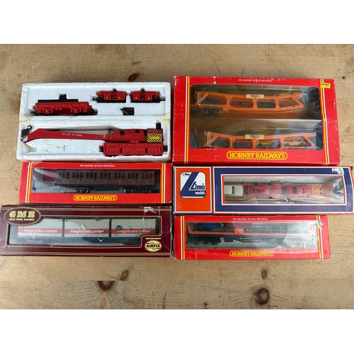 157 - Hornby 00 Gauge Rolling Stock including Car Transporters & Crane