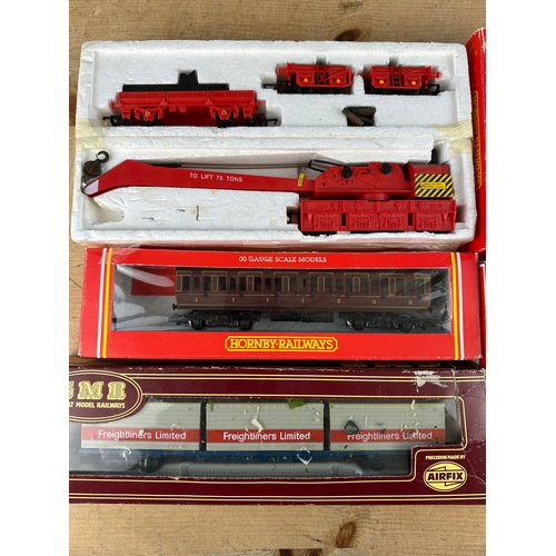 157 - Hornby 00 Gauge Rolling Stock including Car Transporters & Crane