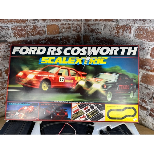 129 - Ford RS Cosworth Scalextric Set. Boxed in great condition