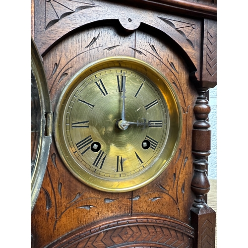 229 - Ornate Antique Chiming Mantle Clock With Key, possibly c.1820's - 11