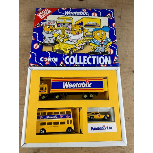 131 - Corgi Weetabix Collection boxed Diecast Cars