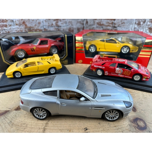 138 - Bburago 1/18th Scale Diecast Cars to include: Ferrari 360 Moderna,  Ferrari 250 GTO (1962) & Others