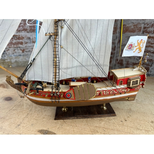 141 - Hand Built Model Ship