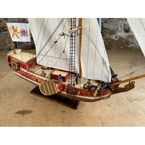 141 - Hand Built Model Ship