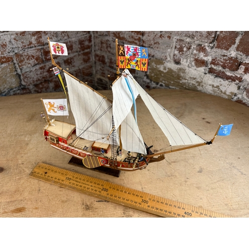 141 - Hand Built Model Ship