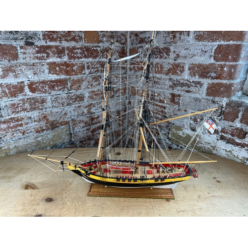 142 - Large Handbuilt Model Ship