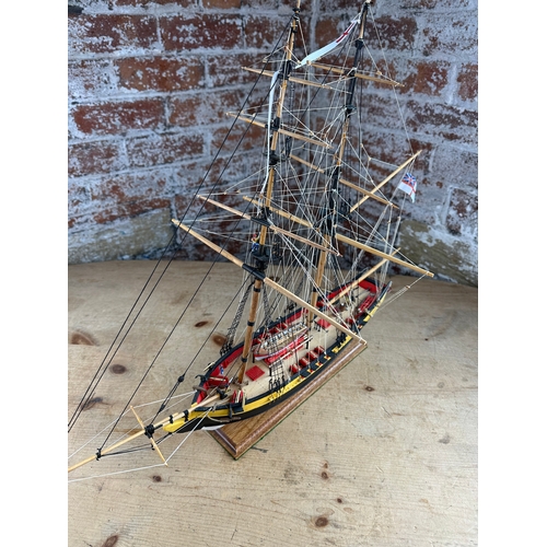 142 - Large Handbuilt Model Ship