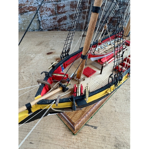 142 - Large Handbuilt Model Ship