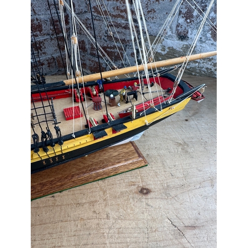 142 - Large Handbuilt Model Ship