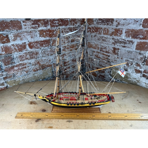 142 - Large Handbuilt Model Ship