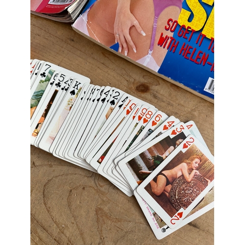 447 - Adult Magazines & Playing Cards