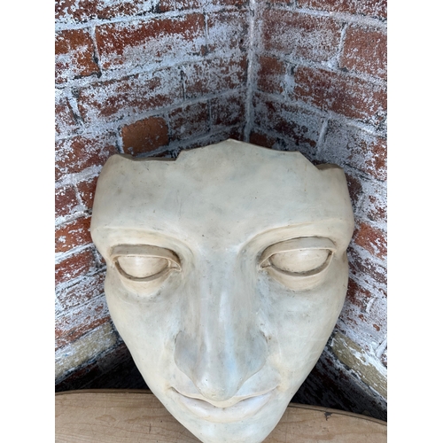 250 - Large Resin Wall Hanging Face Mask