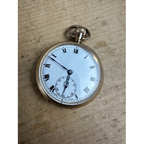 371 - DF&C Pocket Watch Moon Denison Case - as found