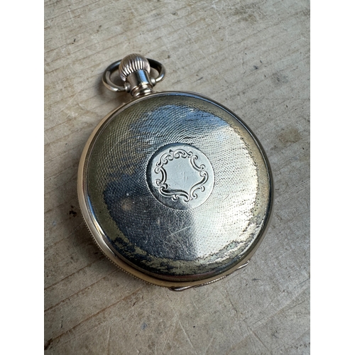 371 - DF&C Pocket Watch Moon Denison Case - as found