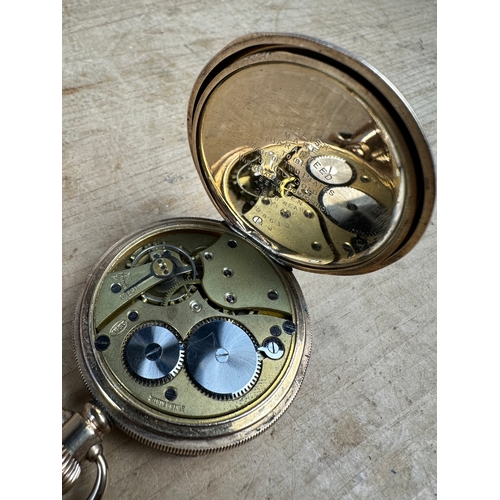 371 - DF&C Pocket Watch Moon Denison Case - as found