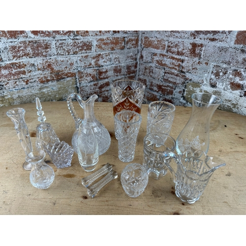 456 - Box of Glassware including Cut Crystal