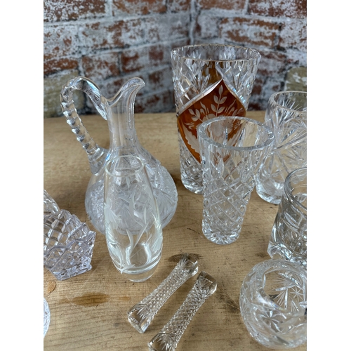 456 - Box of Glassware including Cut Crystal