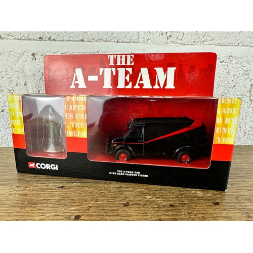 89 - Corgi Toys The A-Team Van with B. A. Baracus Figure