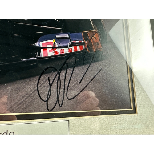 227 - Daniel Ricciardo Hand Signed, Mounted and Framed Autograph