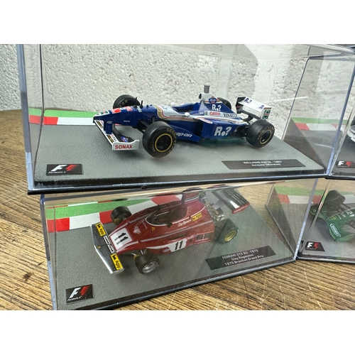 207 - 10 Panini 1:43 Scale Formula 1 Cars From Different Decades  - Lot 4 of 10